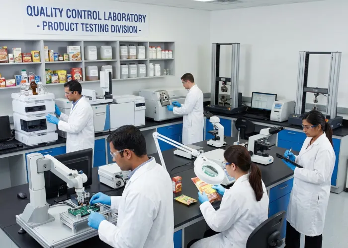 Dart Container Quality Control Lab